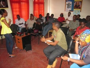 A section of participants at the World IP Day in Mombasa.